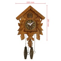 Kyvadlové kukučkové hodiny I. PRIM 28cm, hnedá